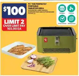 Real Canadian Superstore PC The Perfectly Portable Tabletop Grill offer
