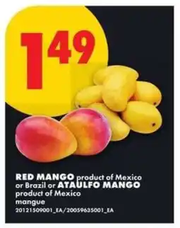 No Frills RED MANGO or ATAULFO MANGO offer