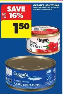 Real Canadian Superstore OCEAN'S LIGHT TUNA offer