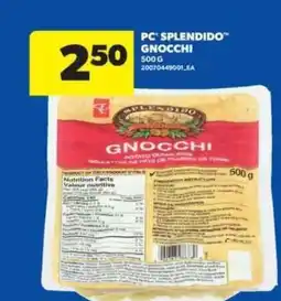 Real Canadian Superstore PC Splendido Gnocchi offer