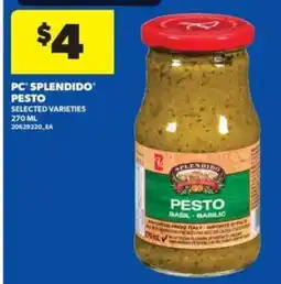 Real Canadian Superstore PC Splendido Pesto offer