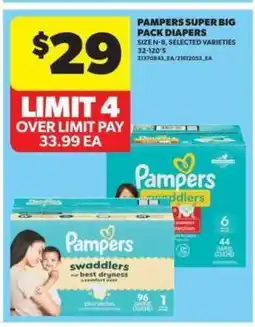 Real Canadian Superstore Pampers Super Big Pack Diapers offer