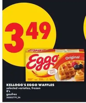 No Frills KELLOGG’S EGGO WAFFLES offer