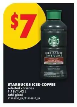 No Frills STARBUCKS ICED COFFEE offer