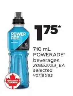 Real Canadian Superstore POWERADE beverages offer