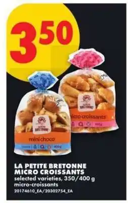 No Frills La Petite Bretonne Micro Croissants offer