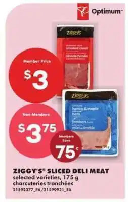 No Frills Ziggy's Sliced Deli Meat offer