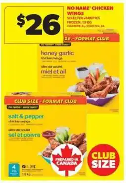 Real Canadian Superstore NO NAME* CHICKEN WINGS offer
