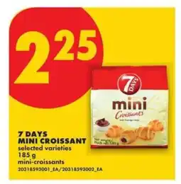 No Frills 7 DAYS MINI CROISSANT offer