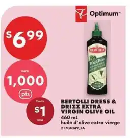 No Frills BERTOLLI DRESS & DRIZZ EXTRA VIRGIN OLIVE OIL offer