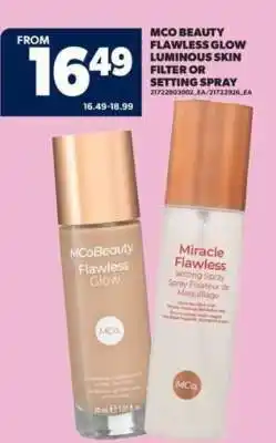 Real Canadian Superstore MCo Beauty Flawless Glow Luminous Skin Filter or Setting Spray offer