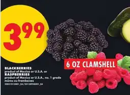 No Frills Blackberries or Raspberries offer