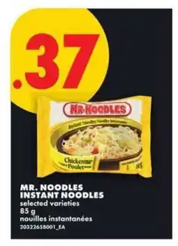 No Frills MR.NOODLES INSTANT NOODLES offer