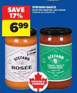 Real Canadian Superstore Stefano sauce offer