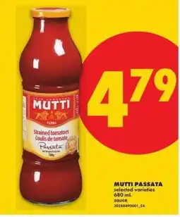 No Frills MUTTI Passata offer