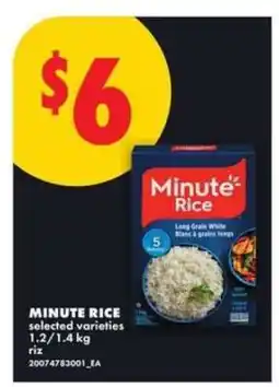 No Frills MINUTE RICE offer