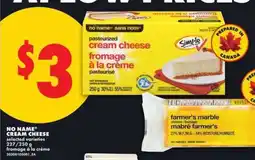 No Frills NO NAME CREAM CHEESE offer