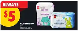 No Frills PC 3X Baby Wipes offer