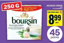 Food Basics Boursin Cheese offer