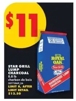 No Frills STAR GRILL LUMP CHARCOAL offer