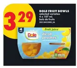 No Frills DOLE FRUIT BOWLS offer