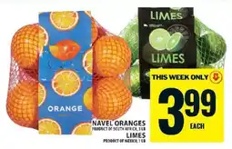 Food Basics NAVEL ORANGES offer