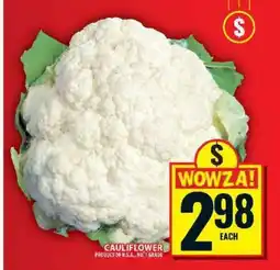 Food Basics CAULIFLOWER offer