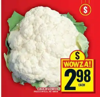 Food Basics CAULIFLOWER offer
