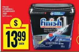 Food Basics FINISH POWERBALL DISHWASHER TABS offer