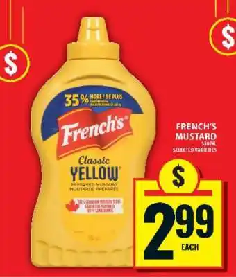 Food Basics French's Mustard offer