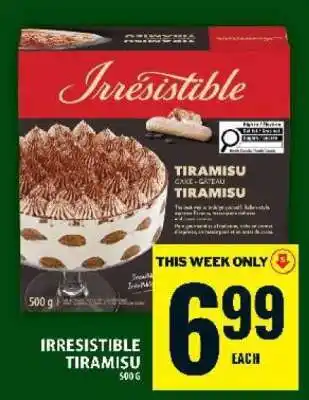 Food Basics Irresistible Tiramisu offer