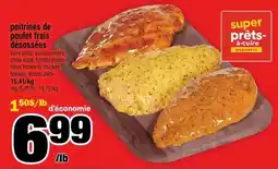 Super C Poitrines de poulet frais désossées offer
