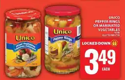 Food Basics Unico Pepper Rings or Marinated Vegetables offer
