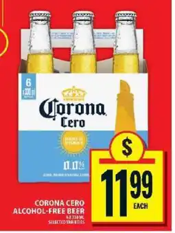 Food Basics Corona Cero Alcohol-Free Beer offer