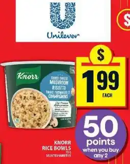 Food Basics Knorr Rice Bowls offer