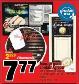 Super C fromage grand cheddar Agropur offer