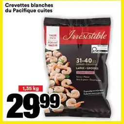 Super C Crevettes blanches du Pacifique cuites offer
