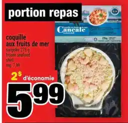 Super C COQUILLE AUX FRUITS DE MER offer