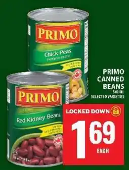 Food Basics PRIMO CANNED BEANS offer