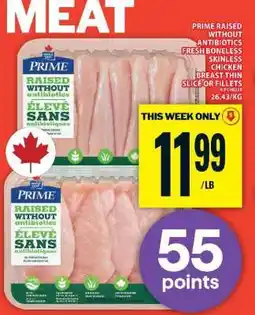 Food Basics PRIME CHICKEN BREAST offer