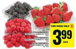 Food Basics Strawberries, Raspberries, Blackberries offer