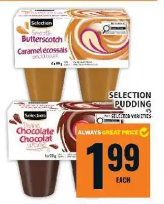 Food Basics Selection Pudding offer