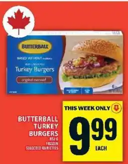 Food Basics BUTTERBALL TURKEY BURGERS offer