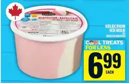 Food Basics SELECTION ICE MILK offer