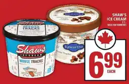 Food Basics SHAW'S ICE CREAM offer