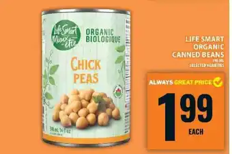 Food Basics Life Smart Organic Canned Beans offer