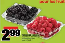Super C FRAMBOISES OU MÛRES offer