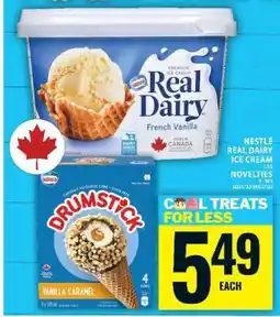 Food Basics Nestlé Real Dairy Ice Cream & Drumstick Vanilla Caramel offer