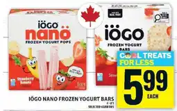 Food Basics IÖGO Nano Frozen Yogurt Bars offer