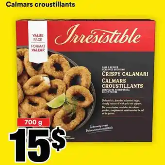 Super C Calmars croustillants offer